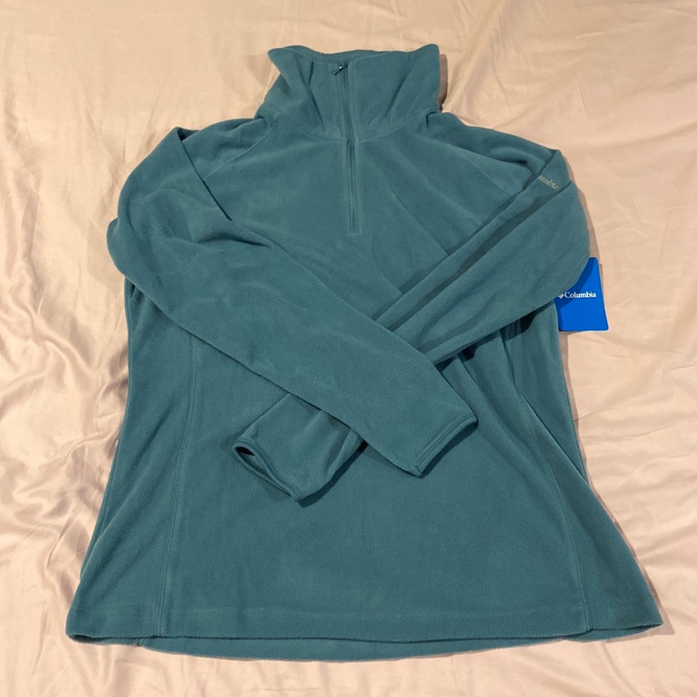 Columbia Blue 1/2 Zip Fleece XL